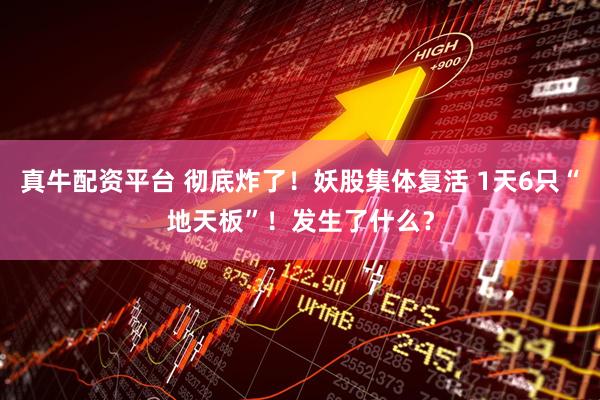 真牛配资平台 彻底炸了！妖股集体复活 1天6只“地天板”！发生了什么？