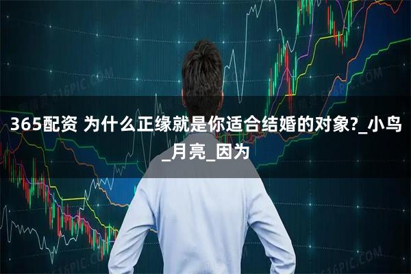 365配资 为什么正缘就是你适合结婚的对象?_小鸟_月亮_因为